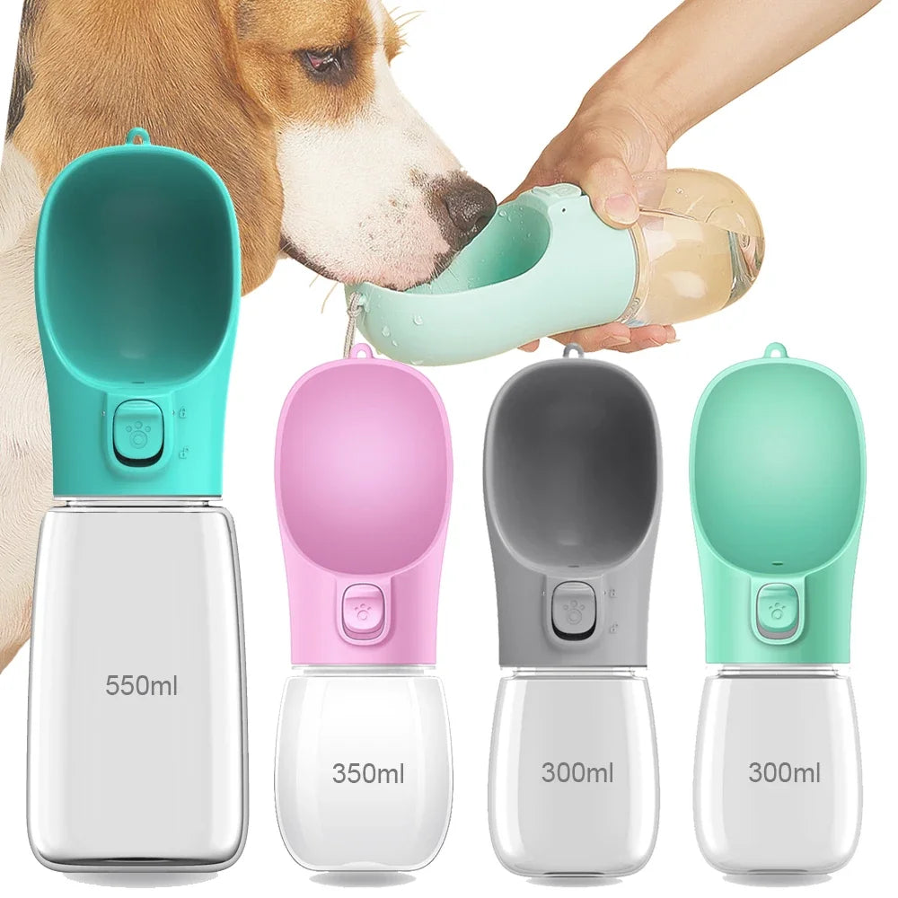 Dog Water Bottle  Pet Dogs Cats Water Feeder Bowls Outdoor Travel Leakproof Puppy Drinking Container