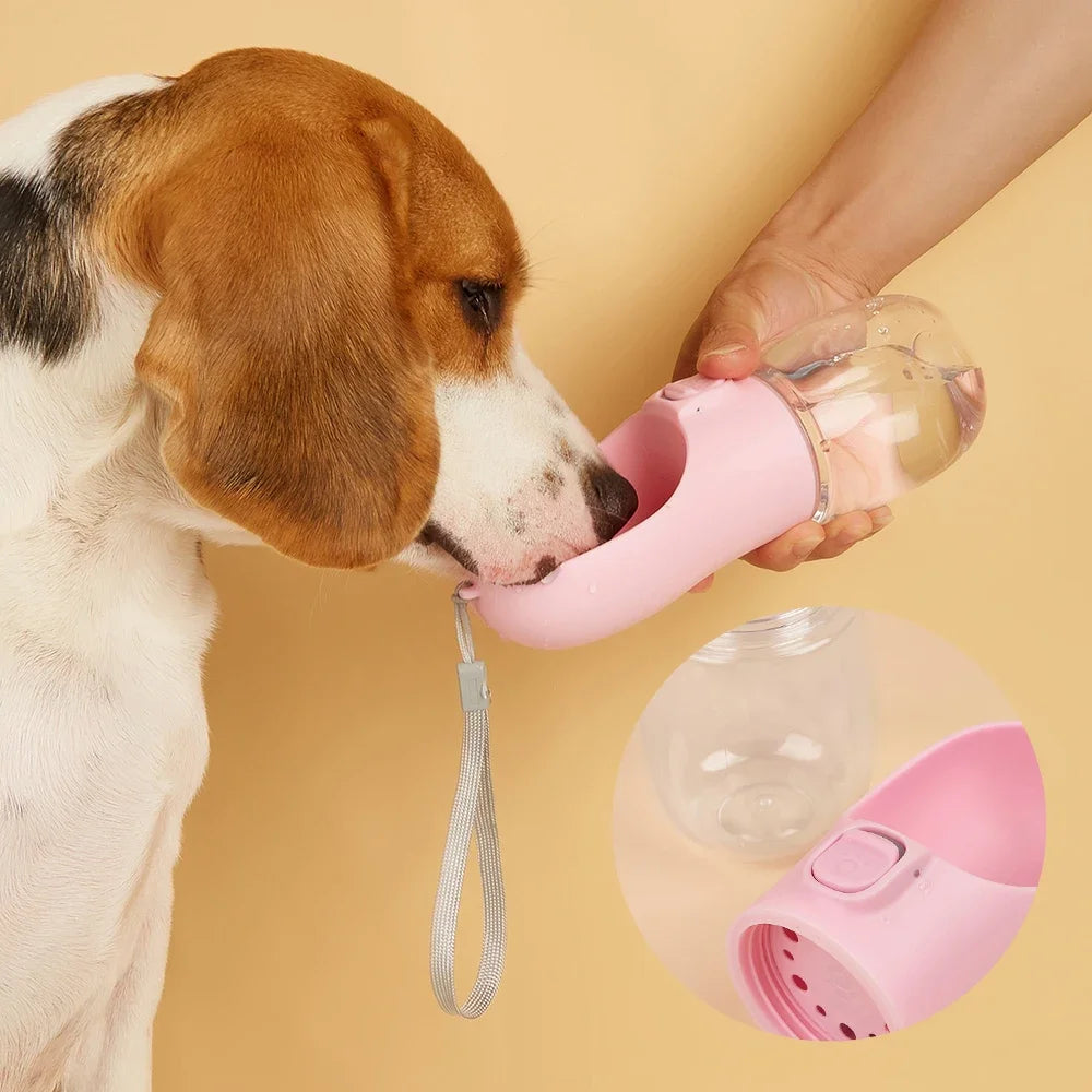 Dog Water Bottle  Pet Dogs Cats Water Feeder Bowls Outdoor Travel Leakproof Puppy Drinking Container