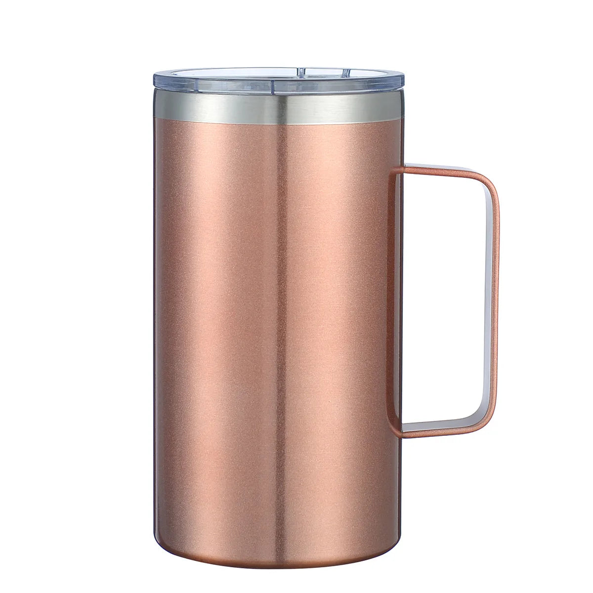 Home Office Use Large Tea Coffee Mugs Vacuum Flask Double Wall Stainless Steel  Water Cups 16oz 24oz