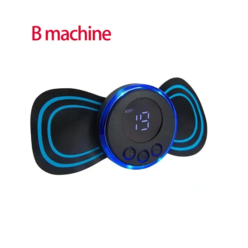 Neck Massager EMS Muscle Stimulator Electric Cervical Massage Patch Low Frequency Pulse Massage Pads Pain Relief Relaxation Tool