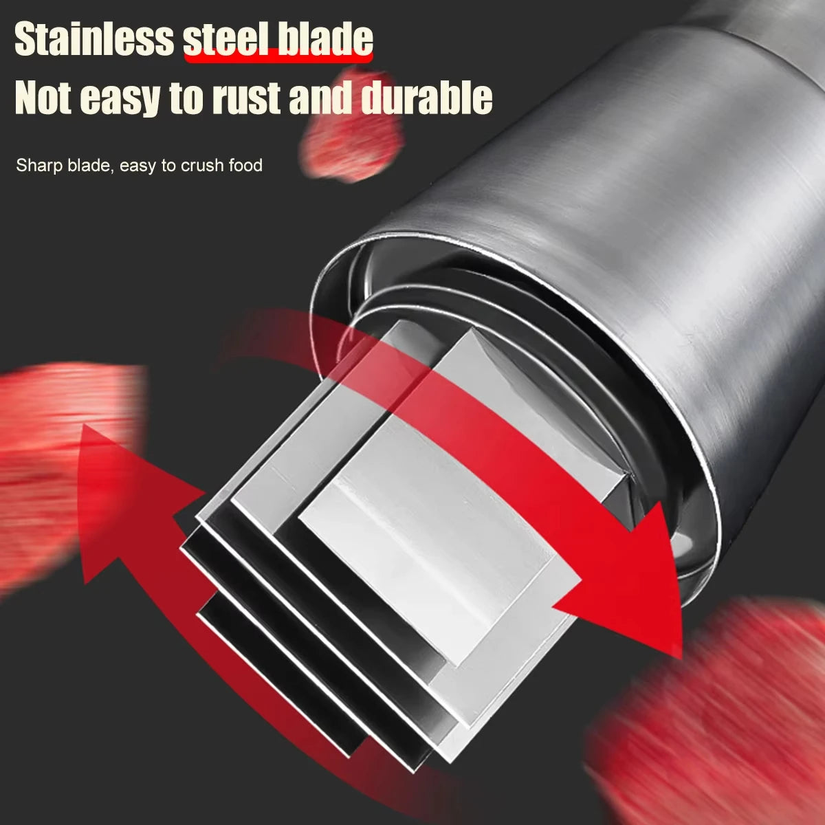 Manual Garlic Chopper Quick Garlic Crusher Pressing Handheld Food Chopper Slicer Vegetable Cooking Crusher Home Kitchen Gadget