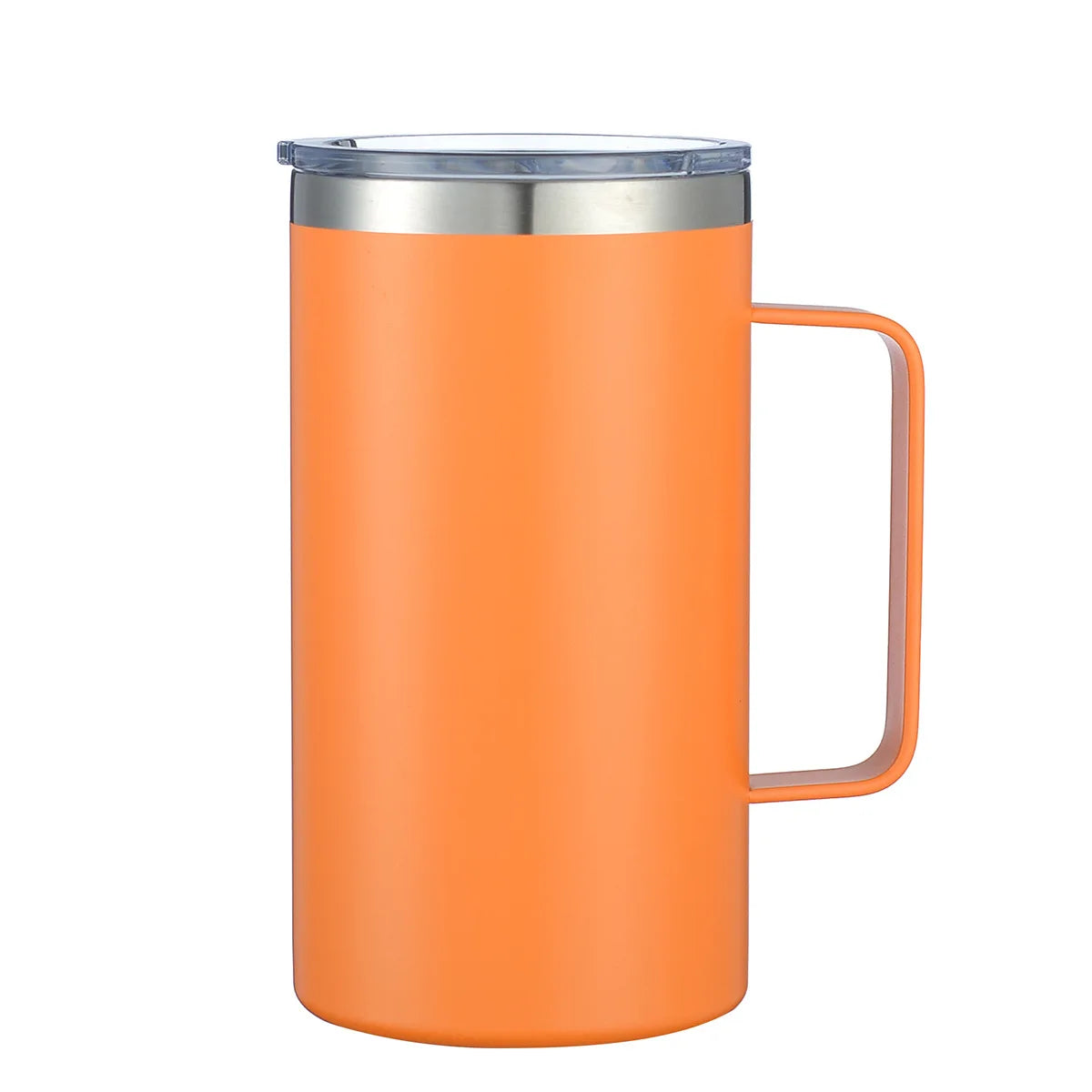Home Office Use Large Tea Coffee Mugs Vacuum Flask Double Wall Stainless Steel  Water Cups 16oz 24oz