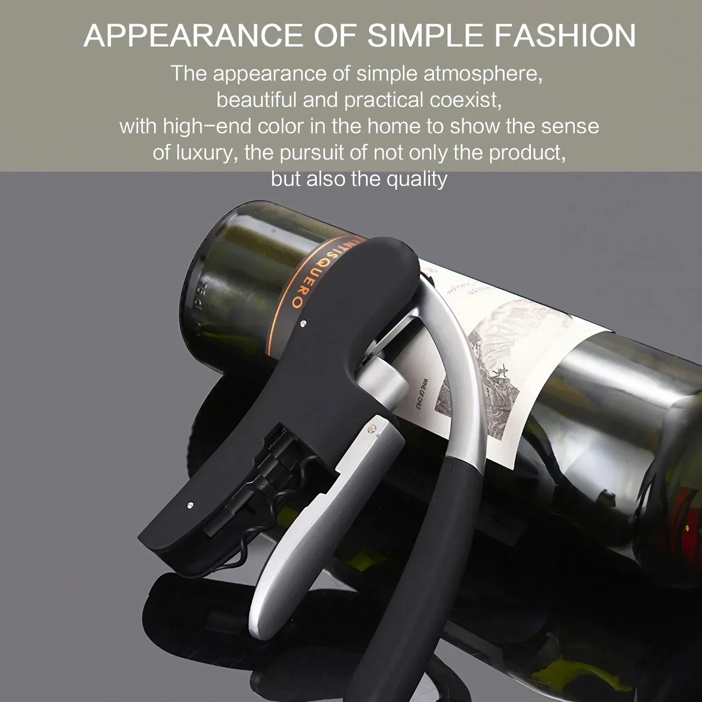 Wine Bottle Opener Quick Easy Corkscrew for Home Party Outdoor Bar Kitchen Tool Stainless Steel Wine Opener Gift for Wine Lovers